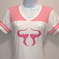 Ladies Varsity V-Neck T-Shirt